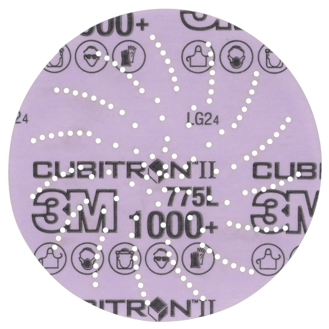 3M Xtract™ Cubitron™ II Film Diski 775L, 1000+ 3MIL, 127 mm x NH, Die 500LG, 50/Carton, 250 ea/Case