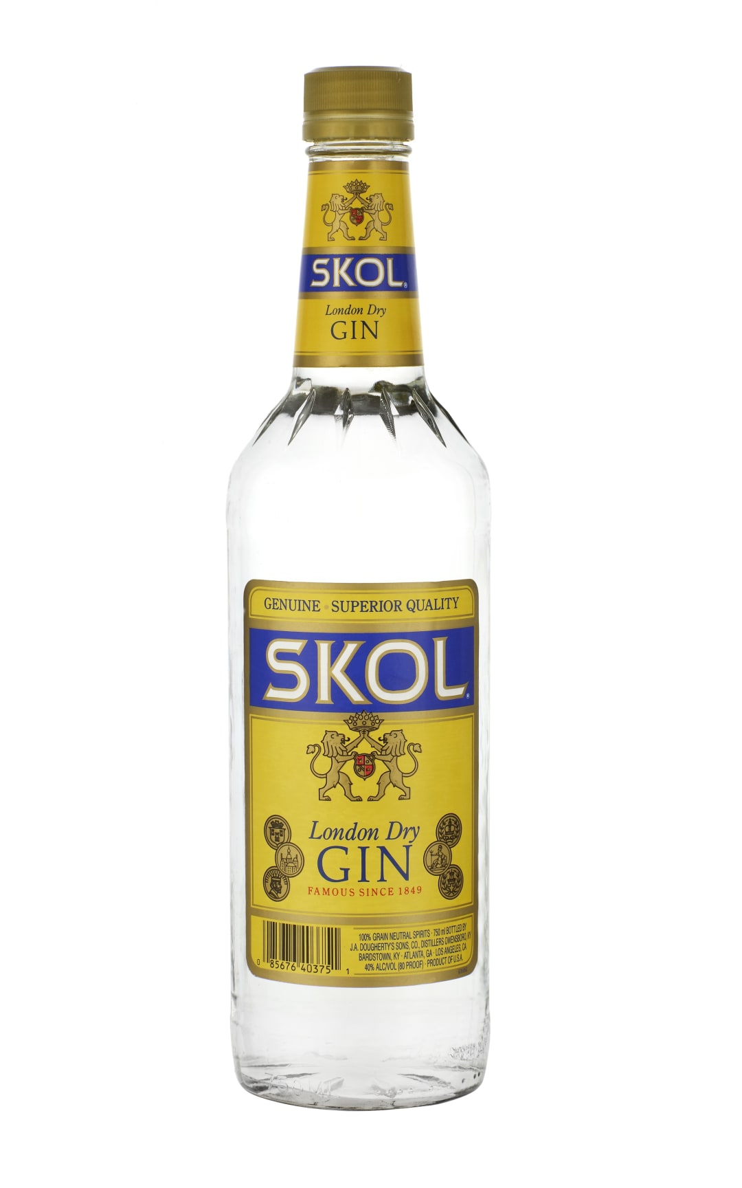 Skol Gin 750ml 80 Proof
