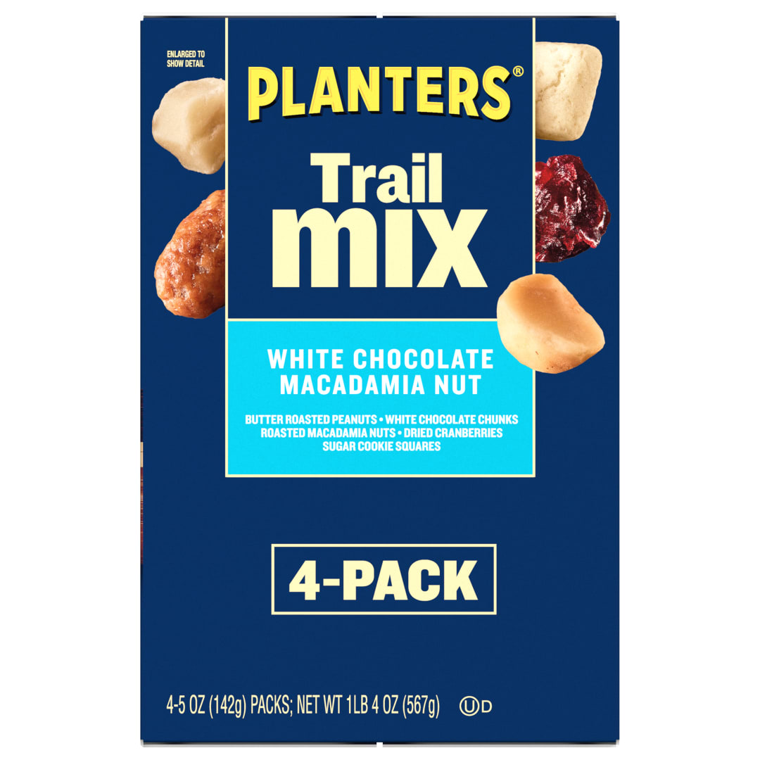 PLANTERS Trail Mix White Chocolate Macadamia 4PK Multi Pack