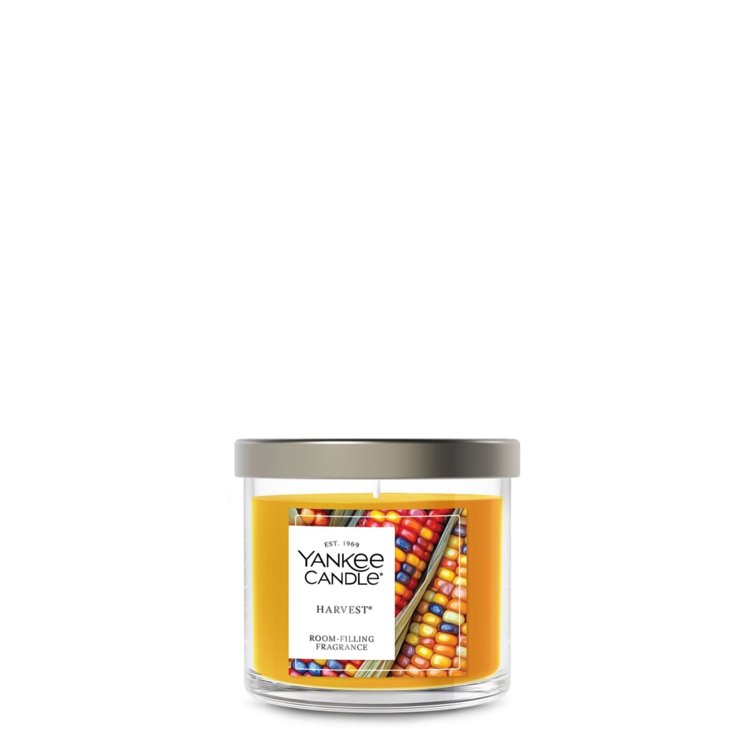 Yankee Candle Small Tumbler Scented Candle with up to 40 Hour Burn Time, Premium Plant Wax Blend for Consistent Burn, 4.3 oz Tumbler Candle with Room Filling Fragrance, Harvest