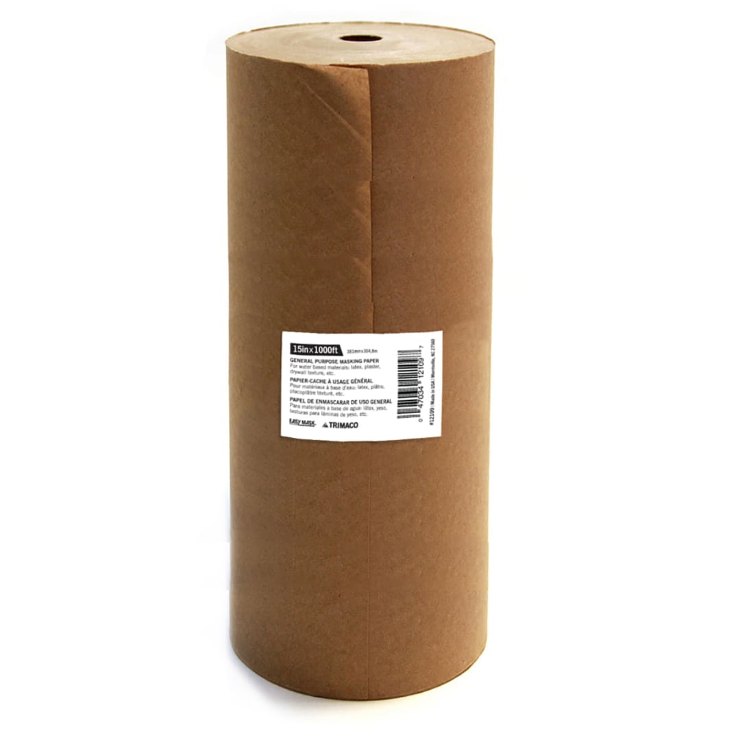 Easy Mask® General Purpose Masking Paper, Brown, 15"x1000'
