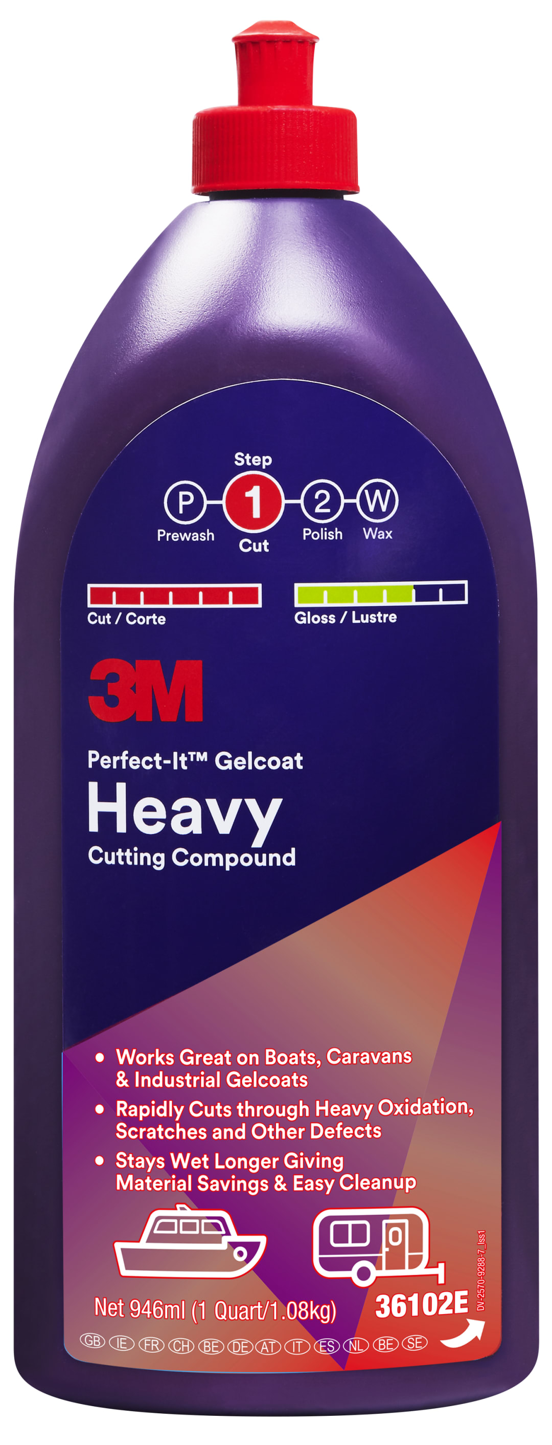 3M™ Perfect-It™ Jelkot Kalın Pasta, 946 ml, 36102E