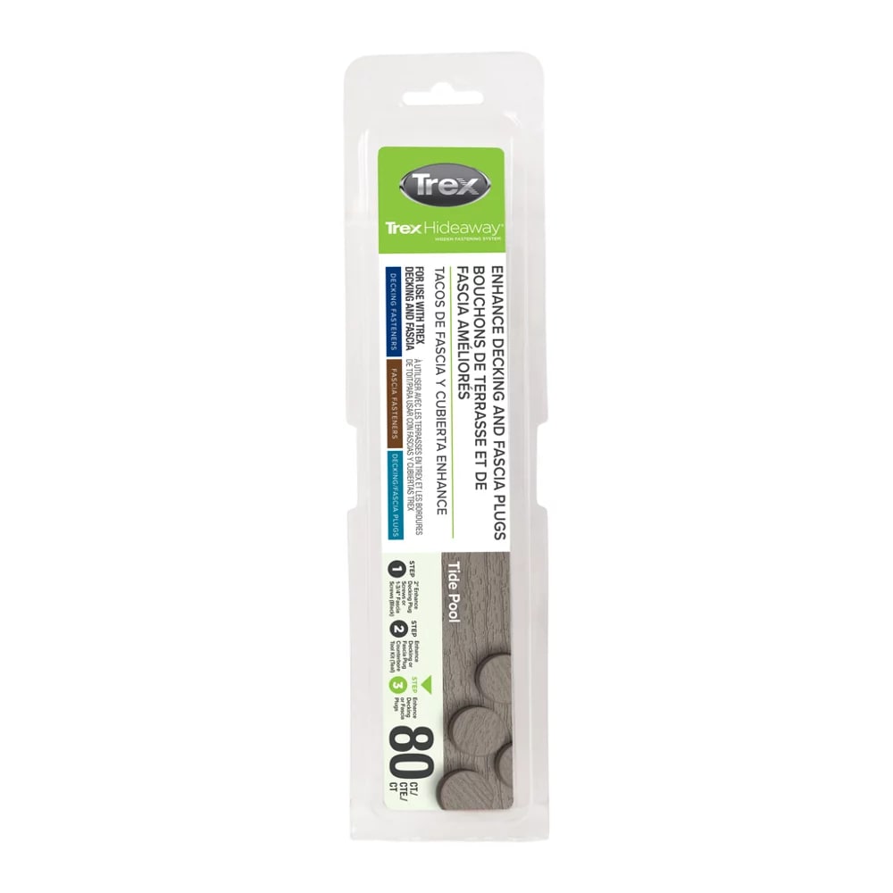 Trex Enhance®Decking and Fascia Plugs Tide Pool - 80 count/pack