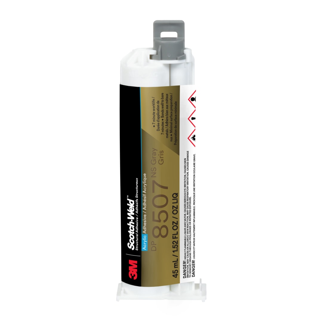 3M™ Scotch-Weld™ Akrilik Yapıştırıcı DP8507NS, Gri, 45 ml Duo-Pak
