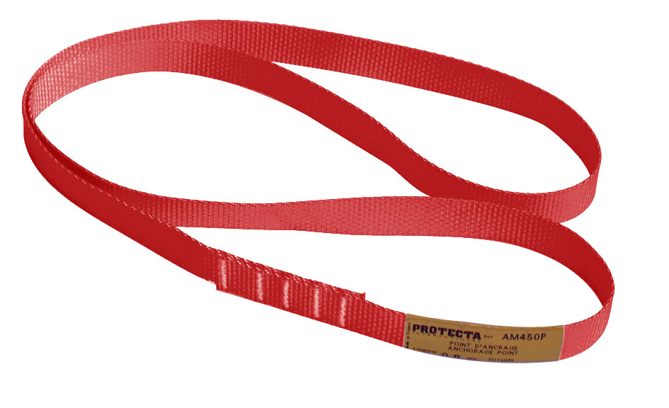 3M™ Protecta® Naylon Dokuma Askı, Kırmızı, 1 m, AM450/100