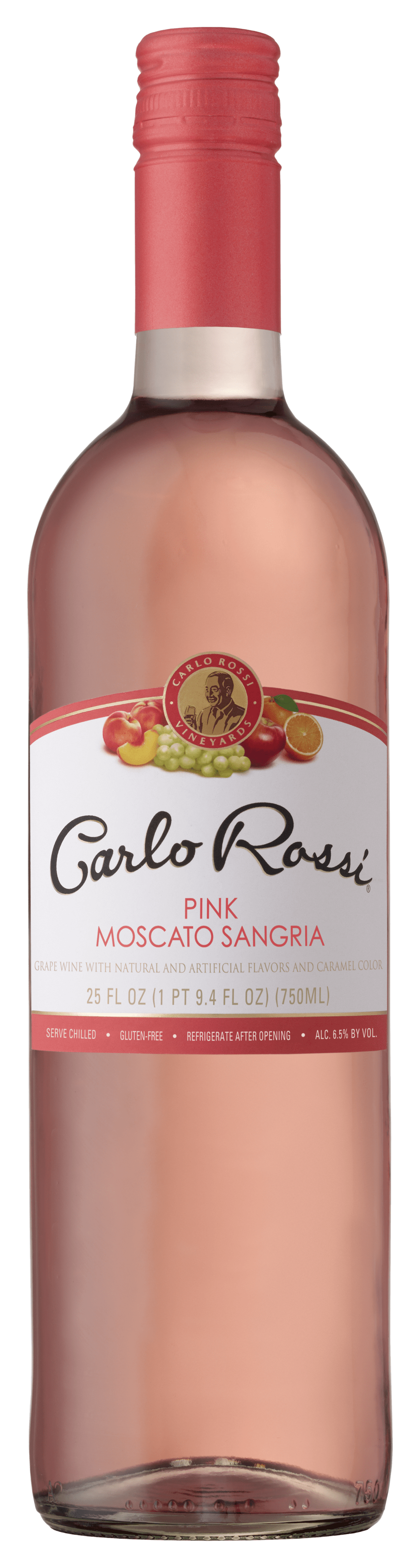 Carlo Rossi Pink Moscato Sangria Wine 750ml