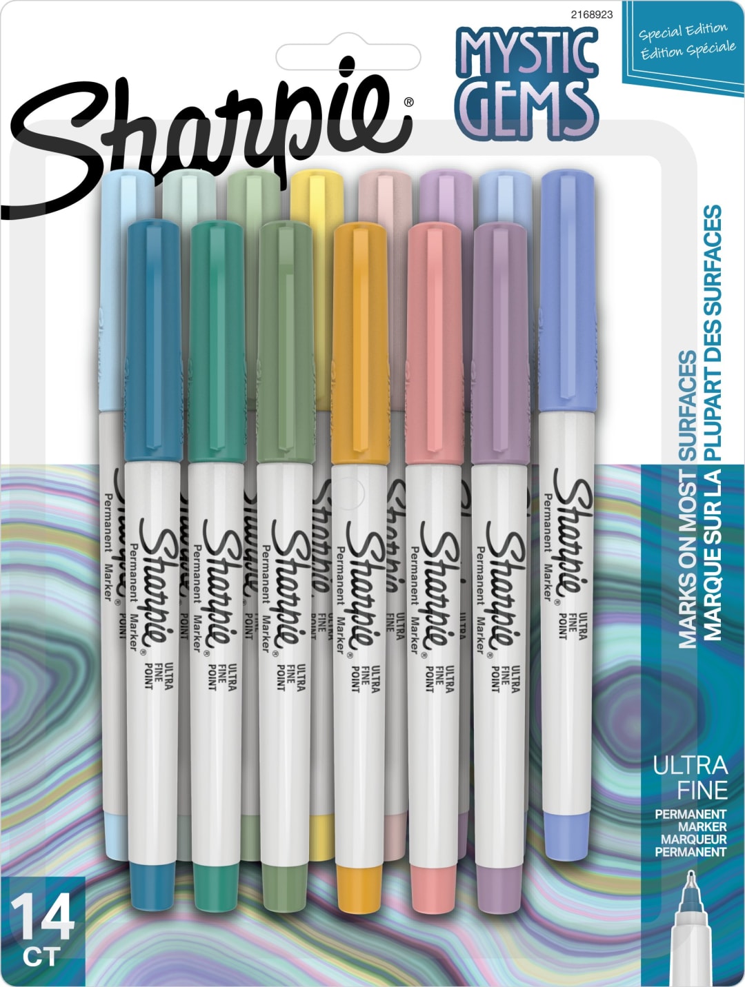 SHARPIE ULTRA FINE MYSTIC GEMS ASST 14CT