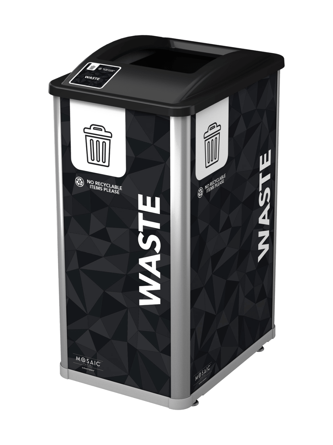 MOSAIC - Single - Kit - Waste - Full - Silver-Black