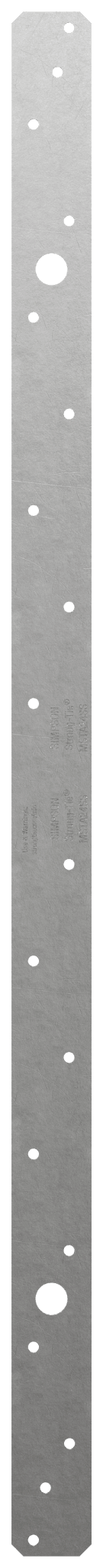 Simpson Strong-Tie MSTA24SS MSTA 24-in. 18-Gauge Stainless-Steel Medium Strap Tie