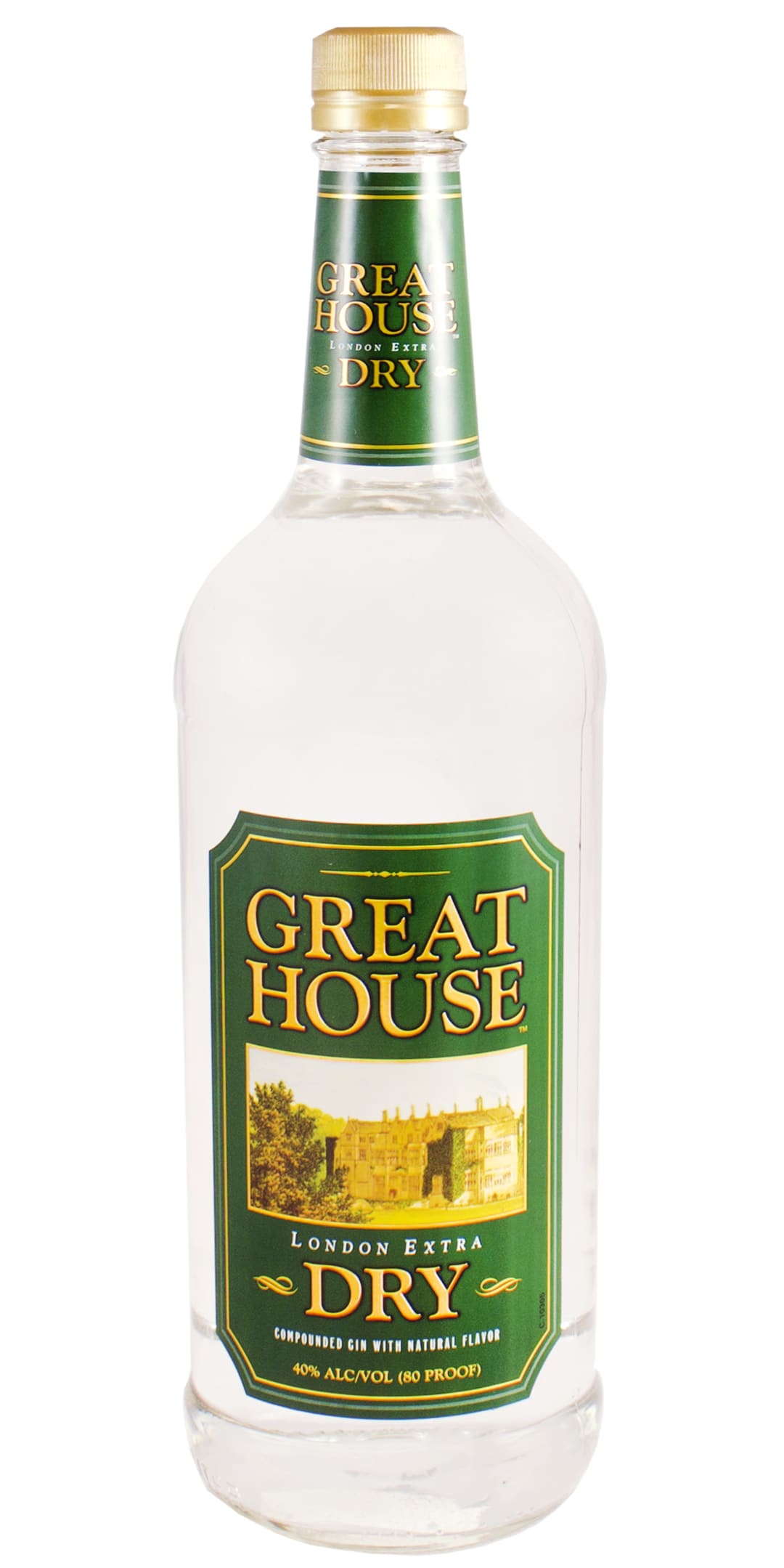 Great House London Extra Dry Gin 1l 80 Proof