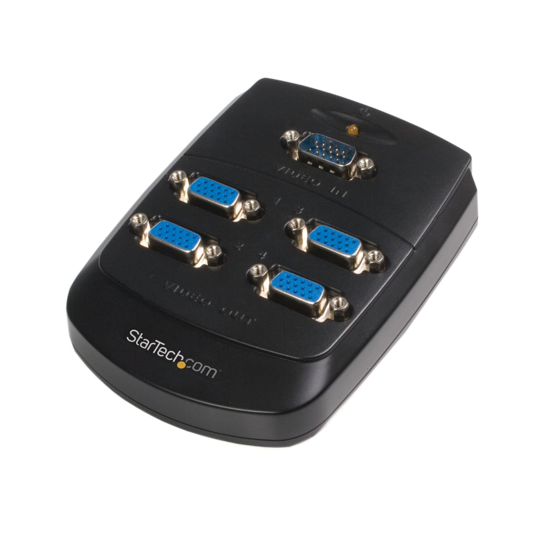 4 - port Wall-Mount VGA Video Splitter