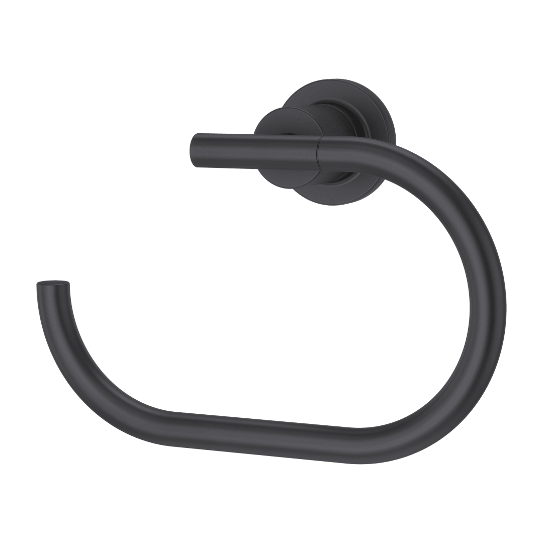 Contempra Towel Ring in Matte Black