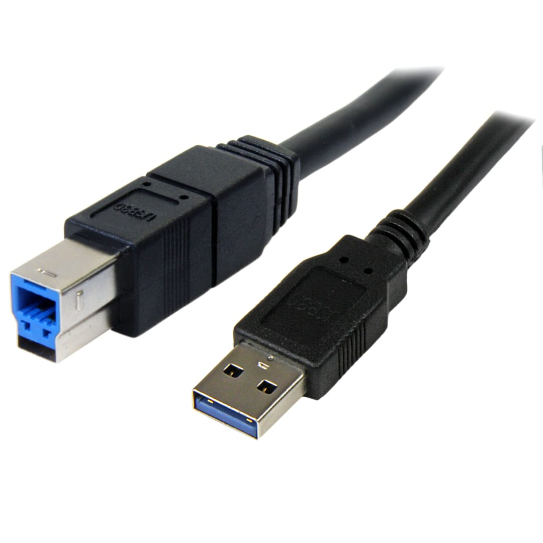 3m Black SuperSpeed USB 3 0 Cable A to B M M