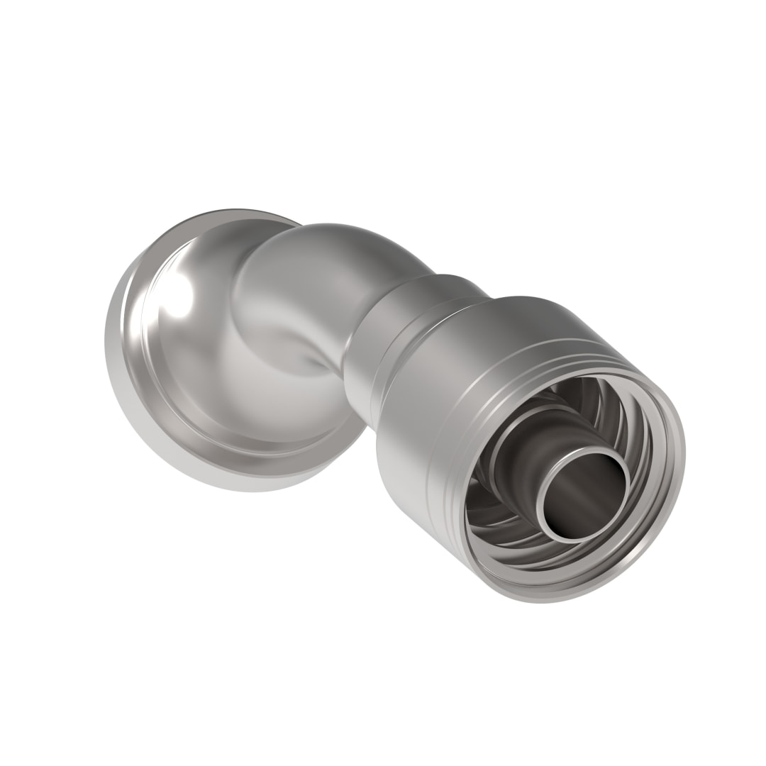 Aeroquip 1/2 Cd61 Flng 45d X 1/2 Hydraulic Hose Fitting