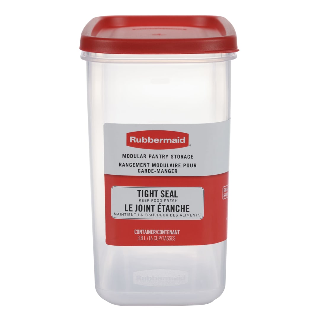 Rubbermaid® Modular Canister Food Storage Container with Lid, 16 Cup
