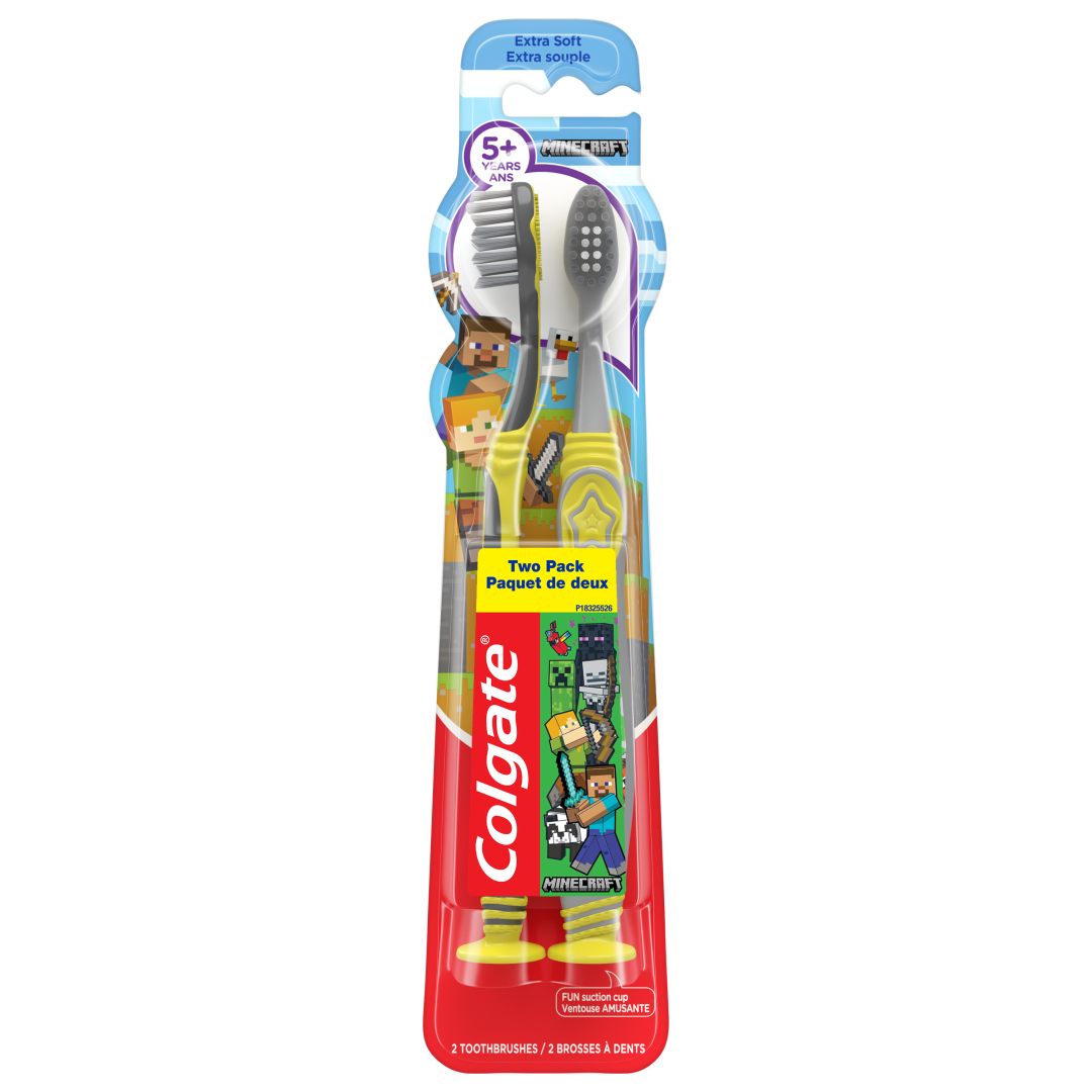 Colgate Kids Manual Minecraft Toothbrush, 2 Ct