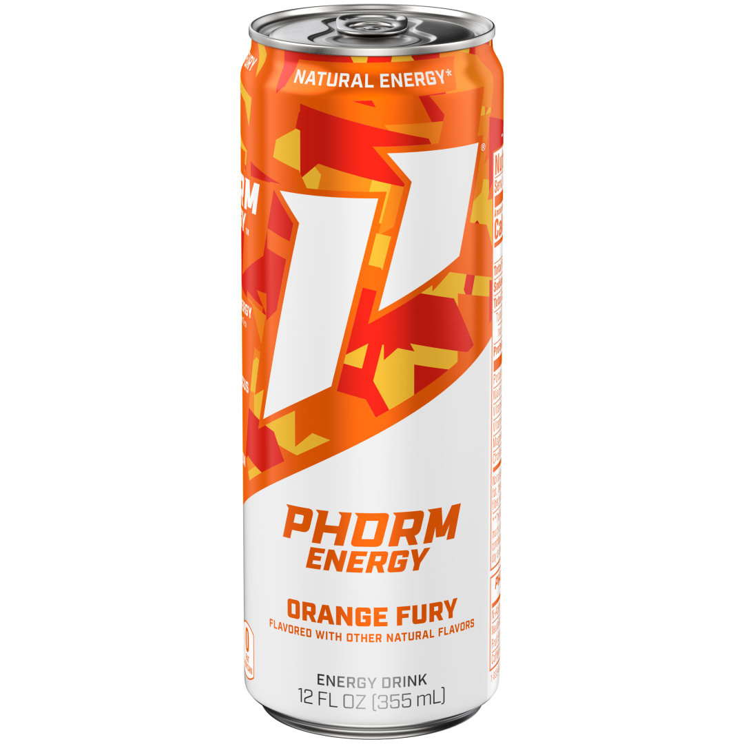 Phorm Energy Orange Fury 12 Oz Single Slim Can
