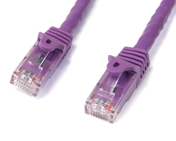 15 m Purple Snagless Cat5e UTP Patch Cable