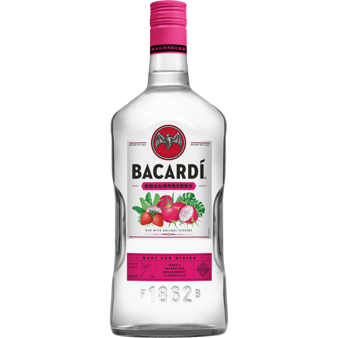 Bacardi Dragonberry Rum, Gluten Free 35% 1.75L