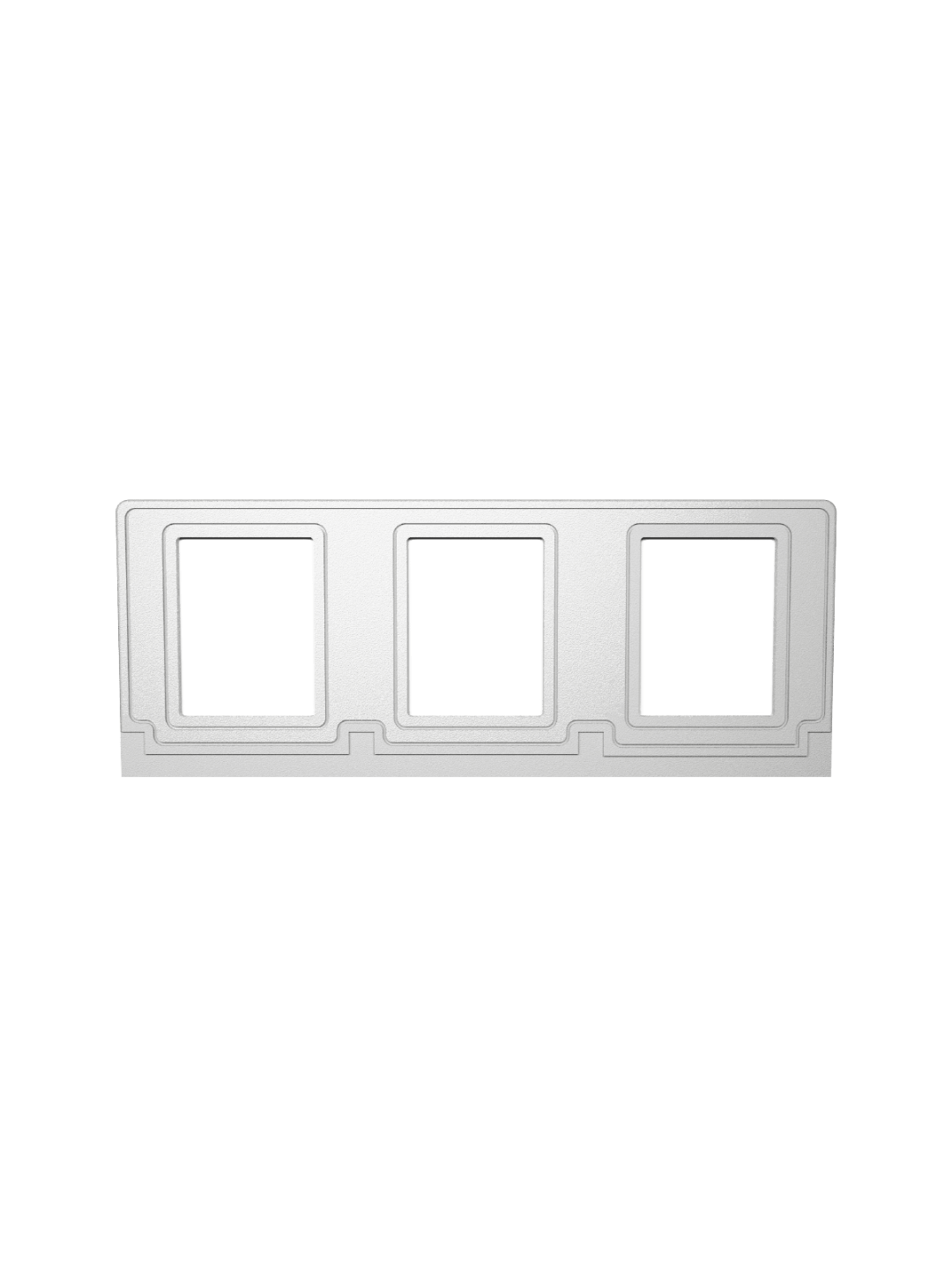  VENTURE - Triple - Sign Frame - White