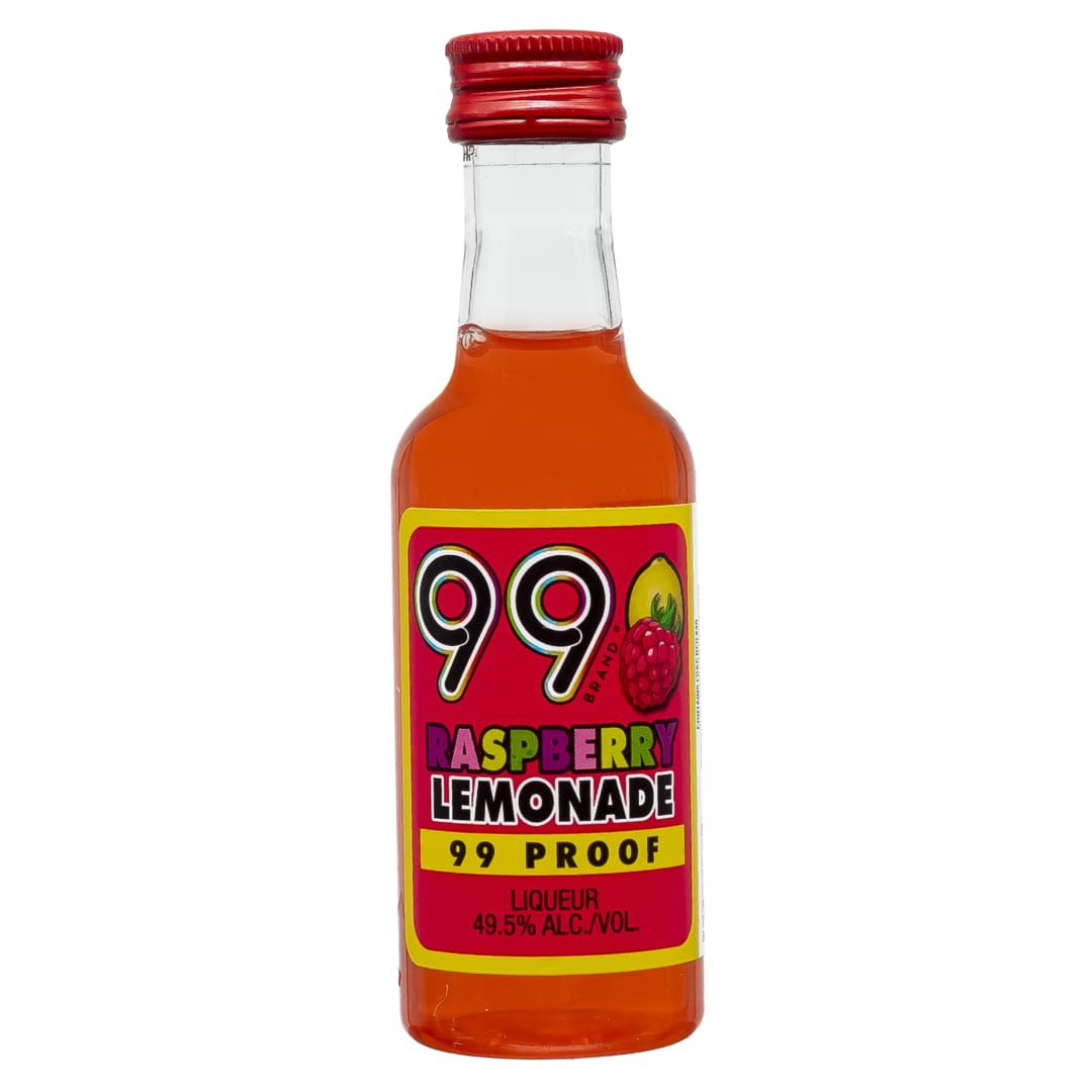 99 Brand Raspberry Lemonade Liqueur 50ml 99 Proof