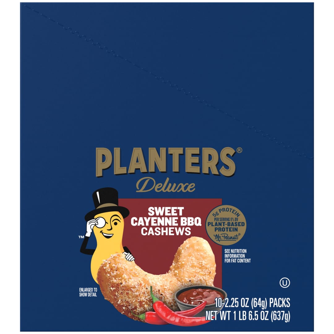 PLANTERS Tube Sweet Cayenne Barbecue Cashews
