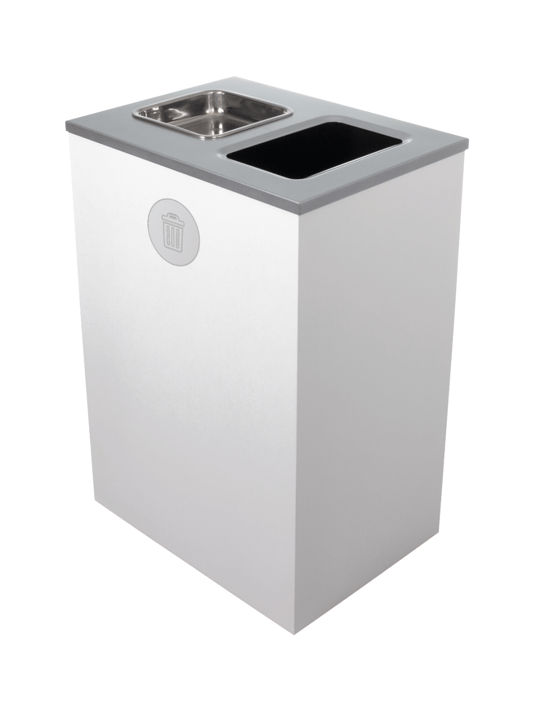  SPECTRUM - Single - Cube - Xl - Ashtray - Waste - Full-Ashtray - White