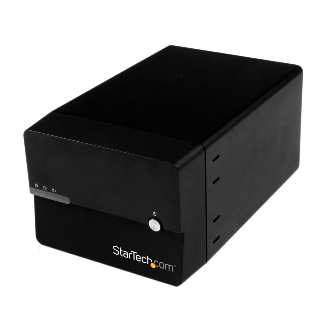USB 3 eSATA Dual 3.5" HDD RAID Enclosure w/ UASP