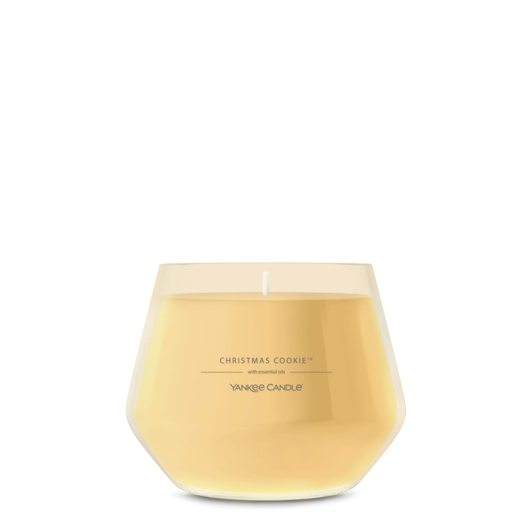 Yankee Candle Studio Scented Candle with up to 50 Hour Burn Time, Premium Plant Wax Blend for Consistent Burn, 10 oz Jar Candle with Room Filling Fragrance, Christmas Cookie