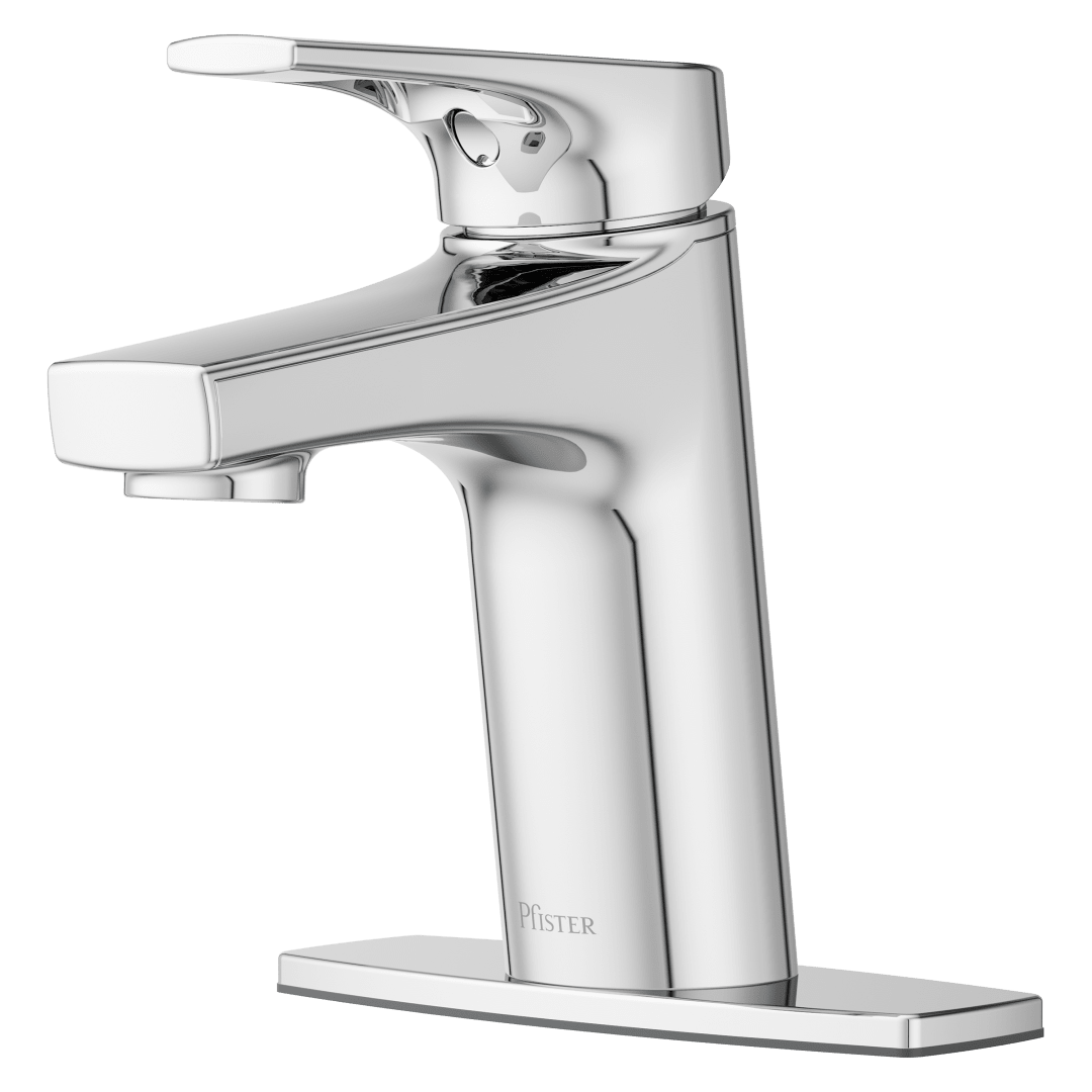 Ferris Single Control 4" Centerset Bathroom Faucet in Polished Chrome