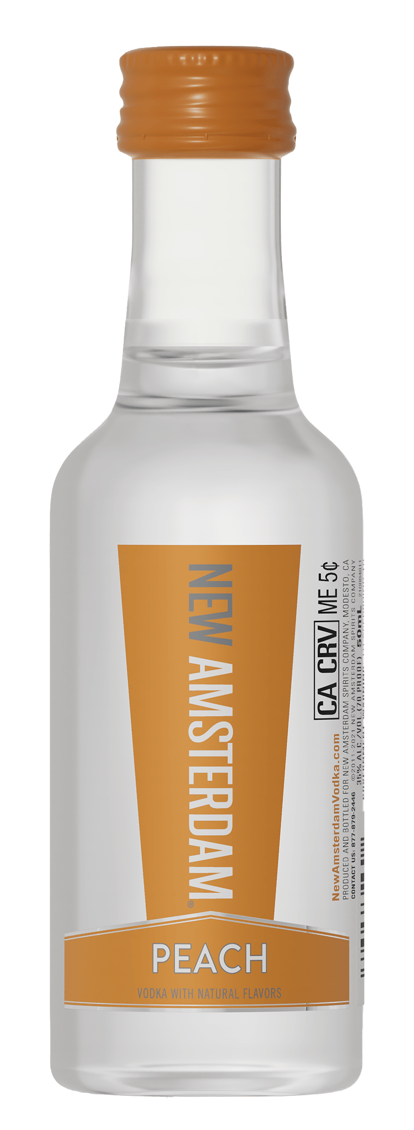 New Amsterdam Peach Flavored Vodka 50ml