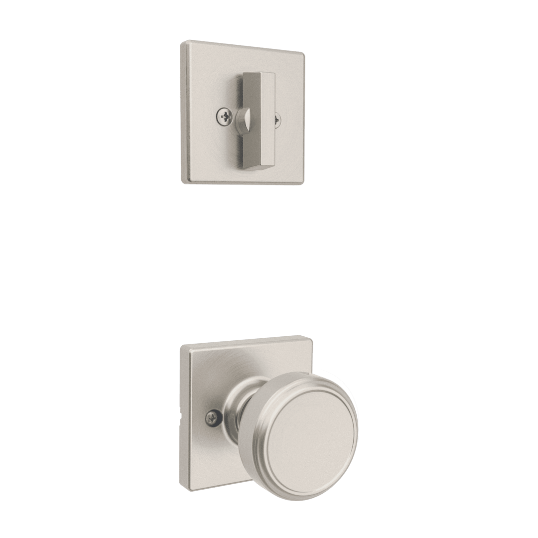 Maven Combo Pack with Keyed Knob featuring SmartKey Security™ in Satin Nickel