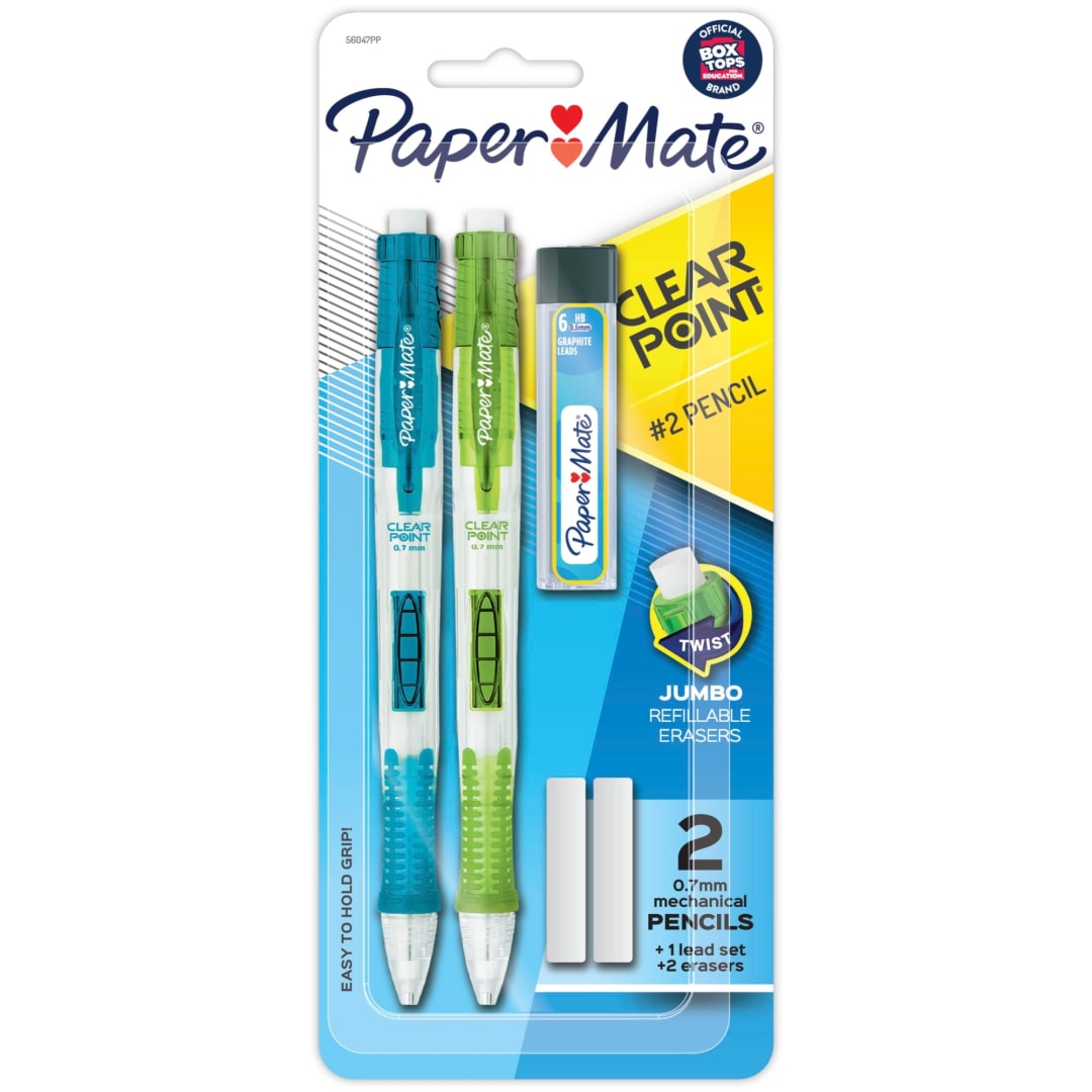 Paper Mate® Clearpoint® Mechanical Pencils, 0.7mm, HB #2 lead