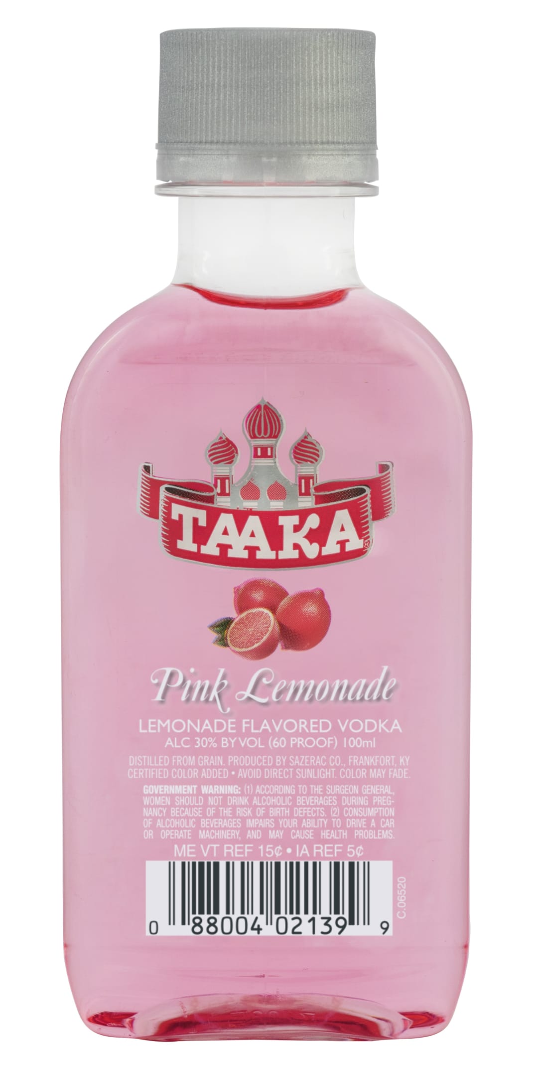 Taaka Pink Lemonade Vodka 100ml 60 Proof