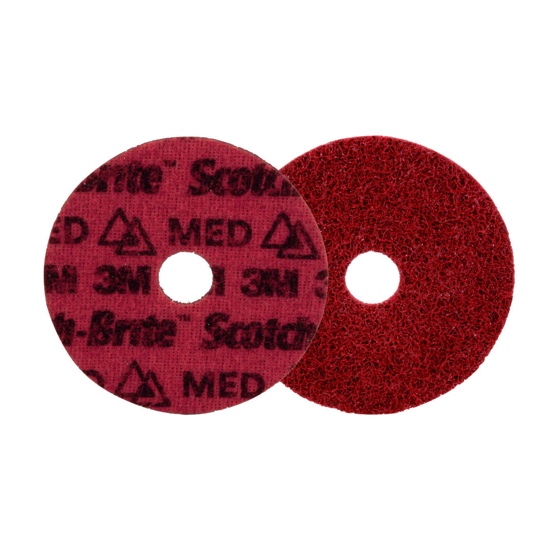 Scotch-Brite™ Hassas Yüzey Hazırlama Diski, PN-DH, Orta, 4-1/2 inç x 7/8 inç (115 mm x 22.23 mm), 25/iç paket, 100 adet/Kutu