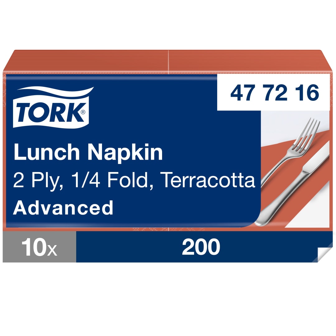 Tork Terracotta Lunch Napkin