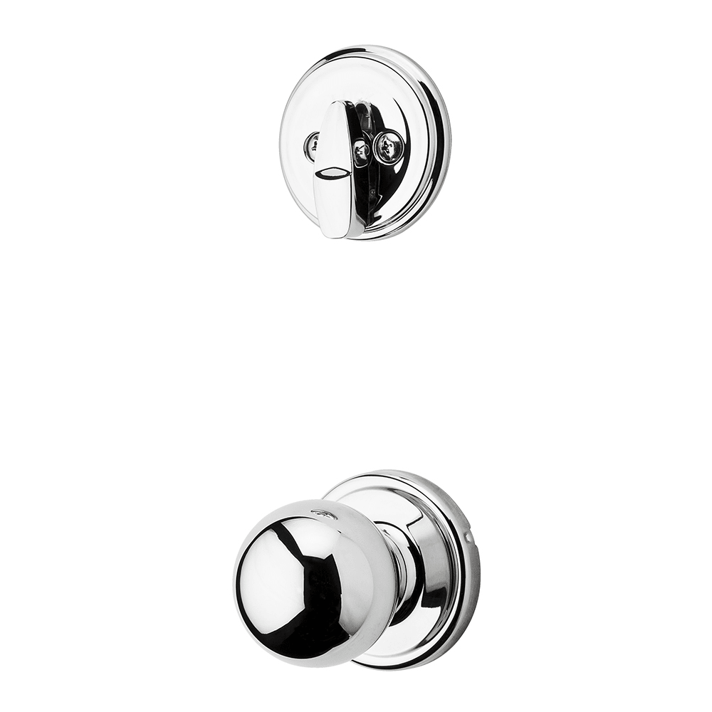 966 Single Cylinder Interior Pack w/Circa Knob for Signature Series Handlesets in Polished Chrome