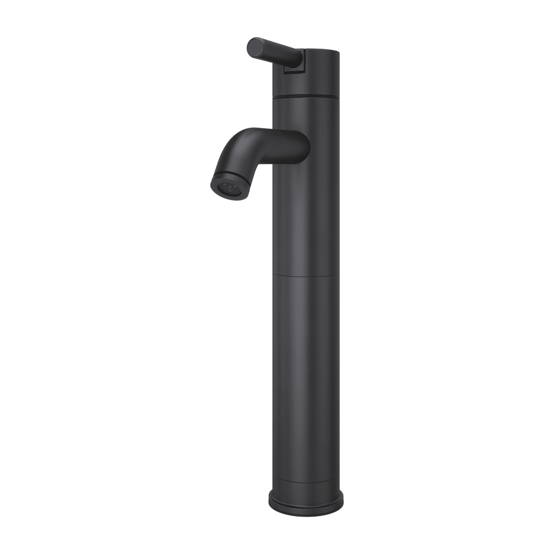 Contempra Single Control Vessel Bathroom Faucet in Matte Black