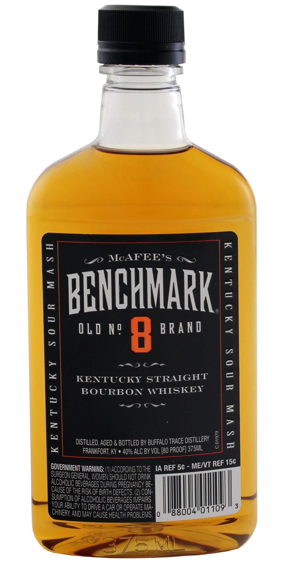 Benchmark Kentucky Straight Bourbon Whiskey 375ml Plastic Bottle 80 Proof