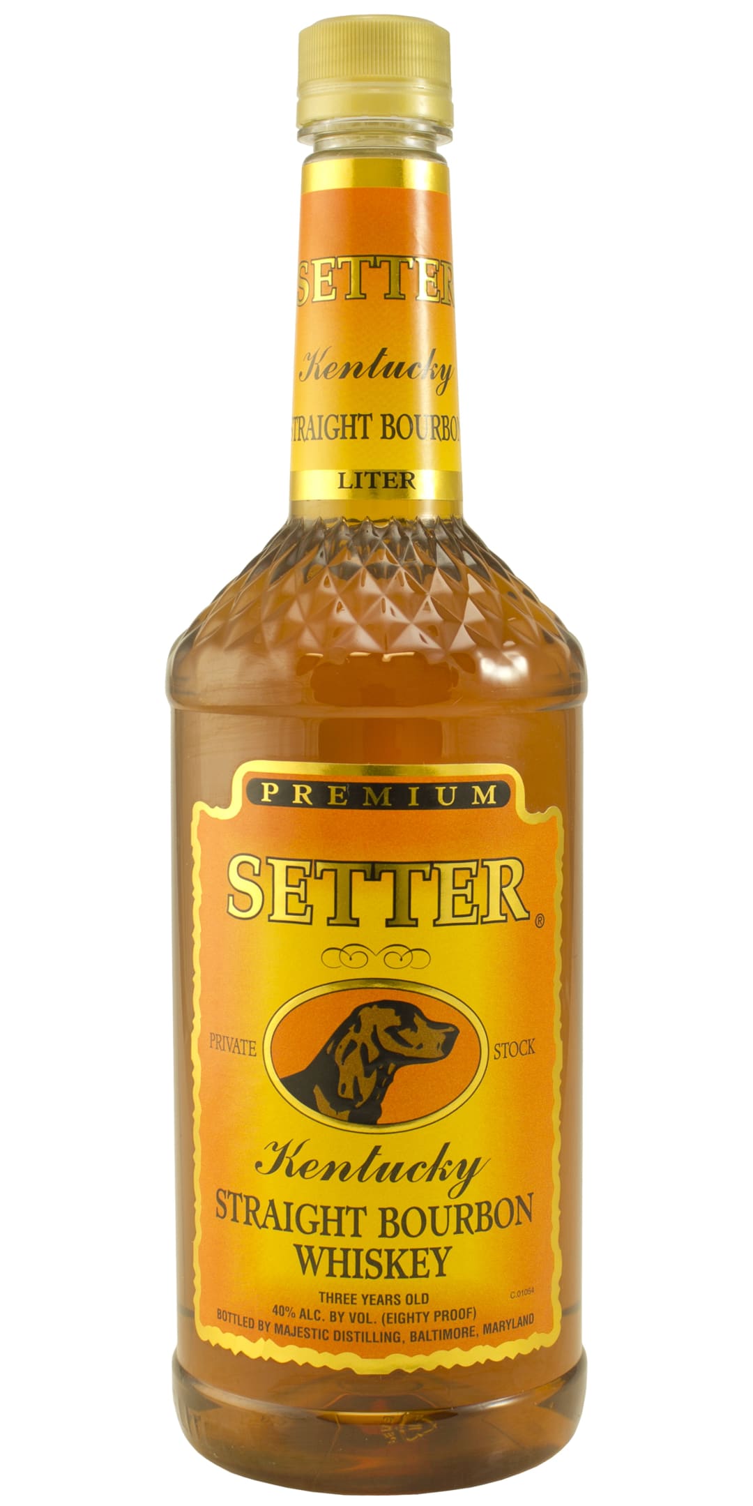 Setter Aged 3 Year Kentucky Straight Bourbon Whiskey 1l Plastic Bottle 80 Proof