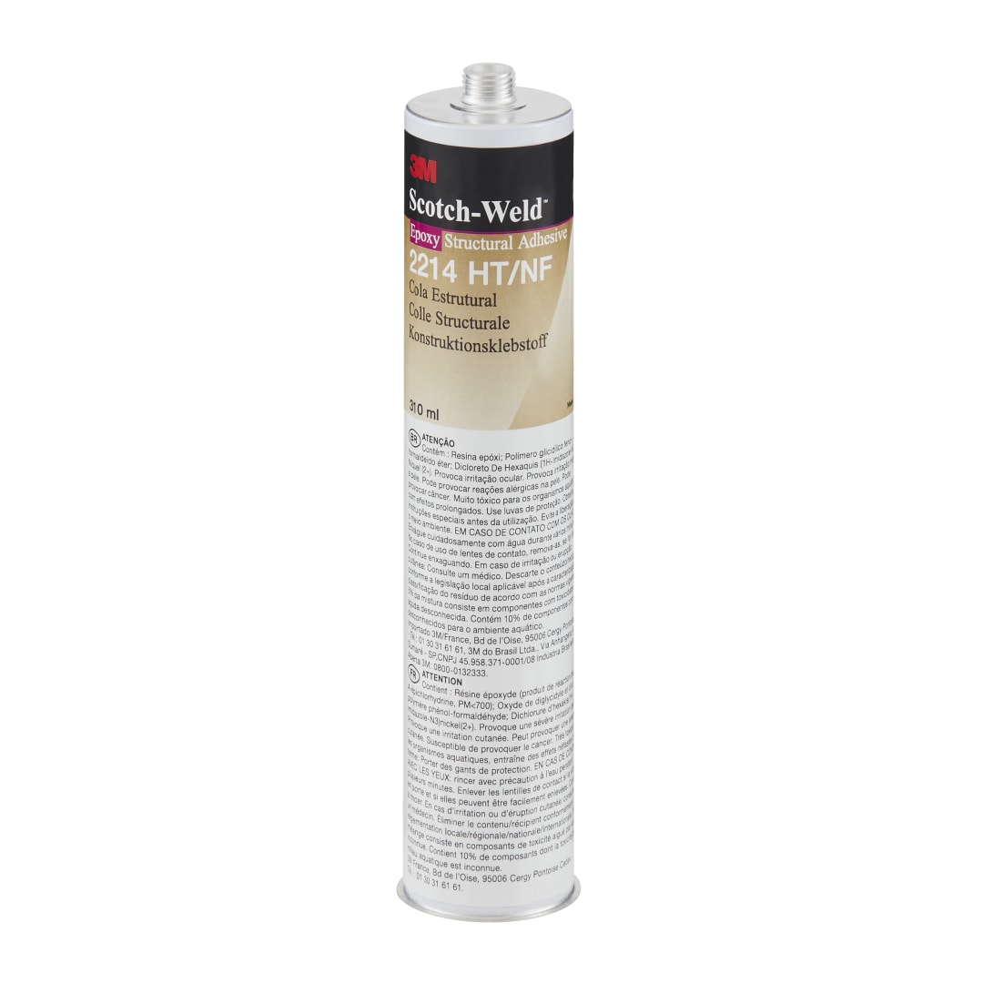 3M™ Scotch-Weld™ Epoxy Adhesive 2214 HT/NF, Hi-Temp New Formula, Grey, 310 ml