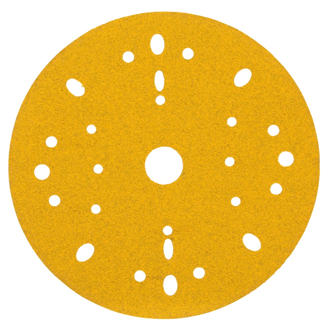 3M™ Hookit™ 288U Sarı Delikli Zımpara, 150 mm, Çok Delikli, 80D, 9281