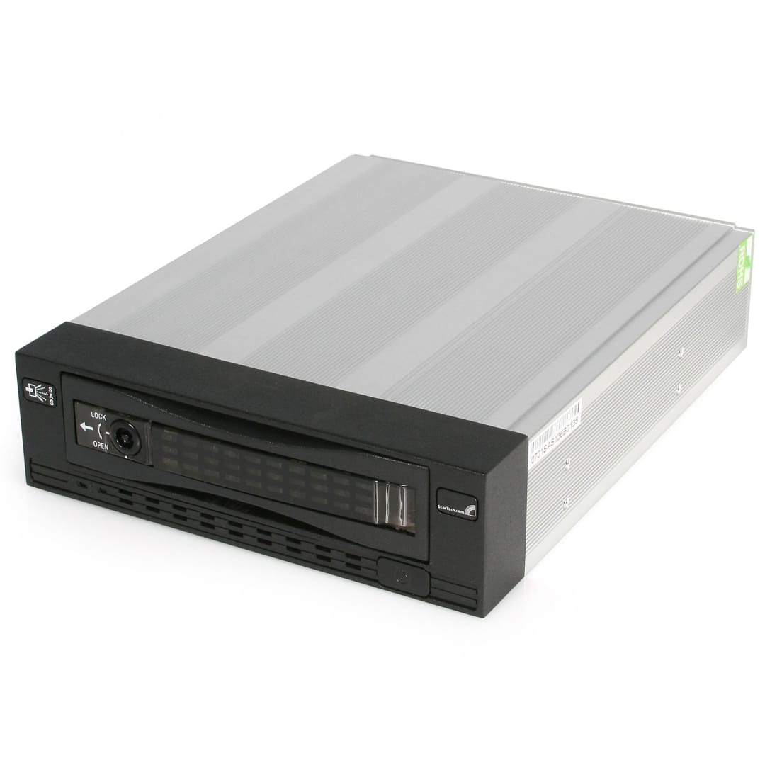 Black Serial Attached SCSI Removable Drive Drawer