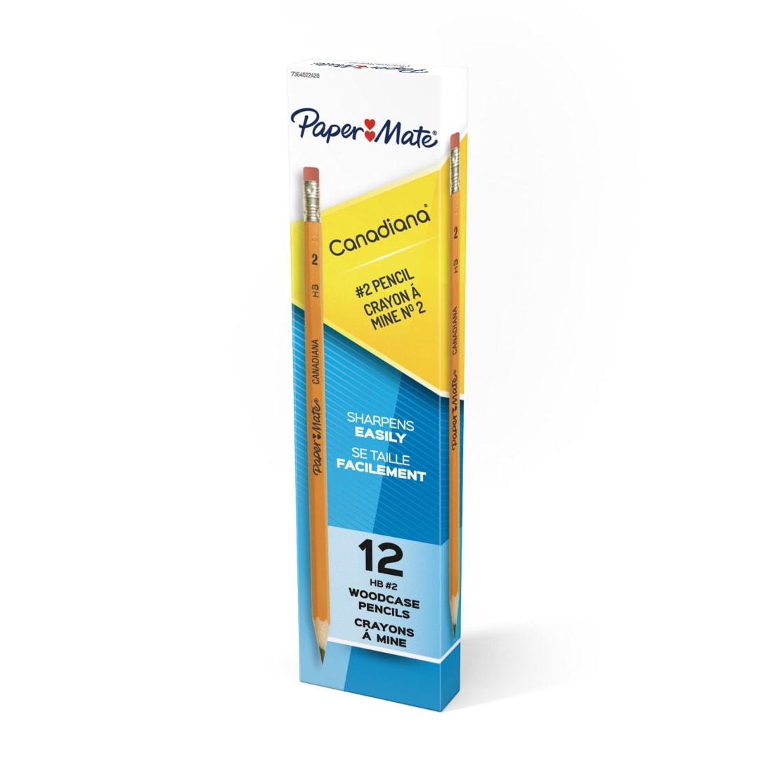 Paper Mate® Canadiana Woodcase Pencils, HB #2, 12 Count