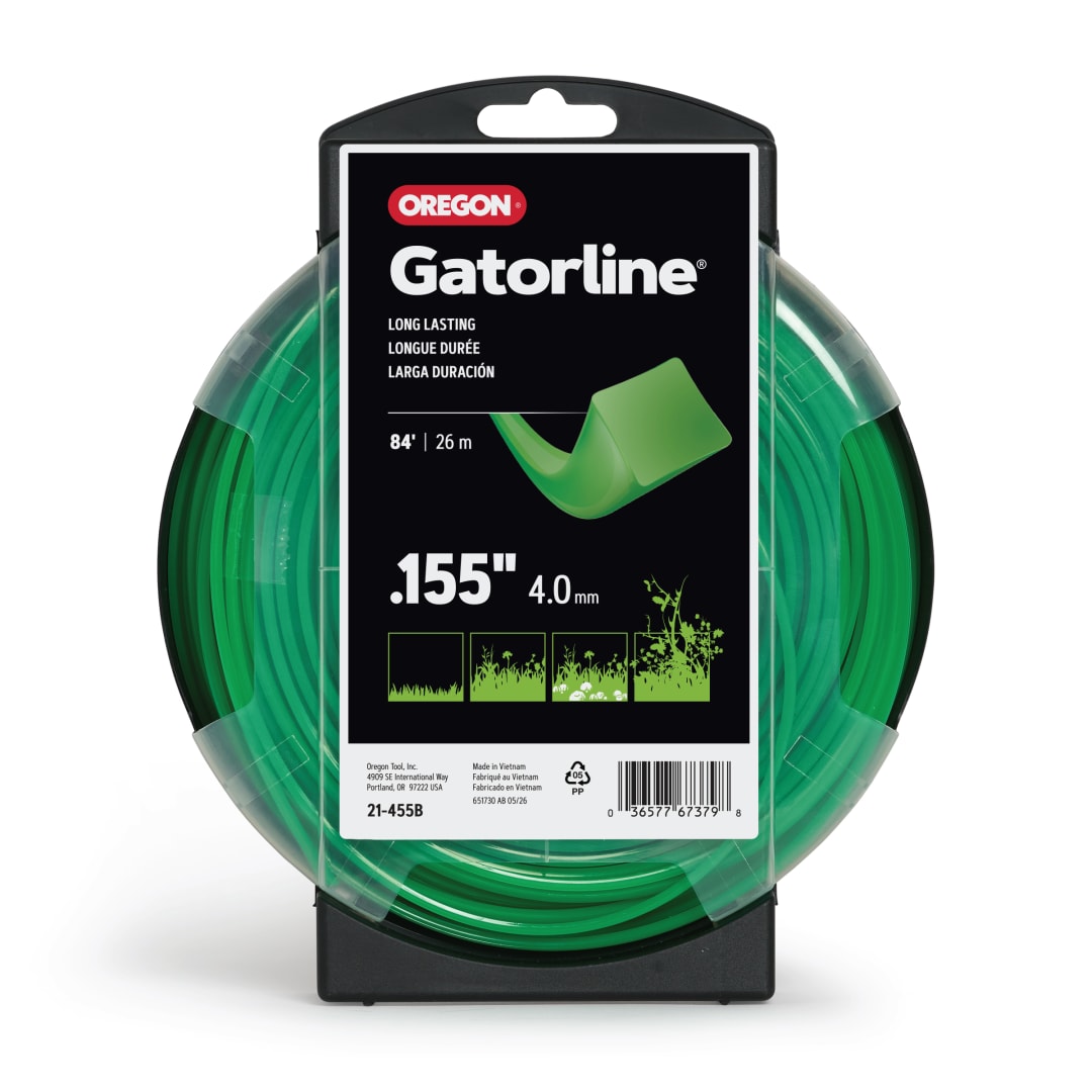 Oregon Gatorline Square Trimmer Line, .155 in. by 84 FT