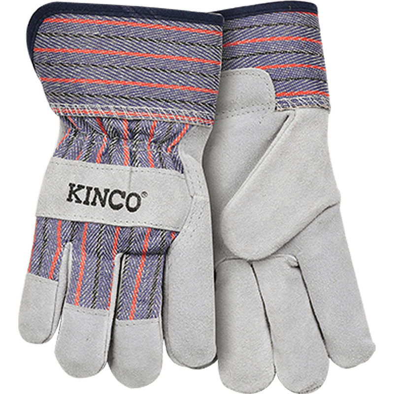 Kids' Suede Leather Palm with Safety Cuff
