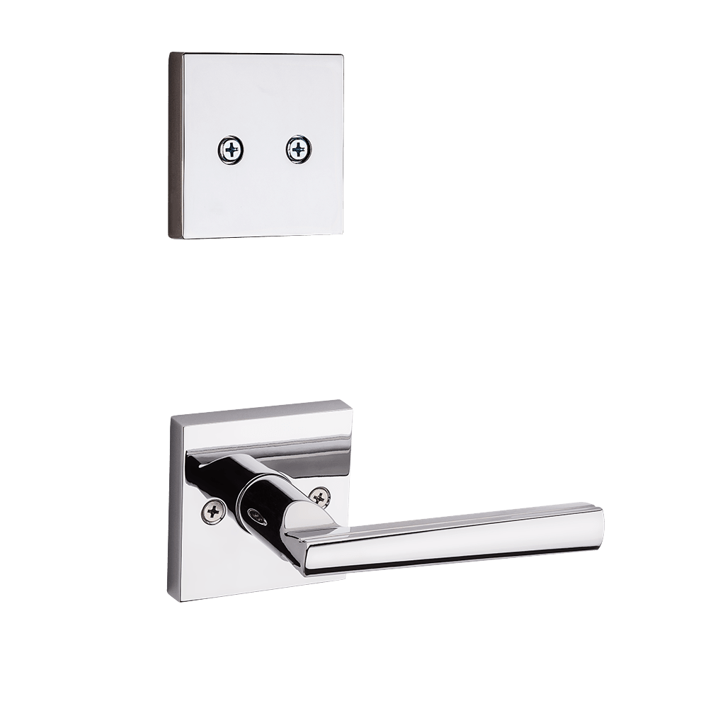 Montreal Square Interior Pack Lever in Polished Chrome