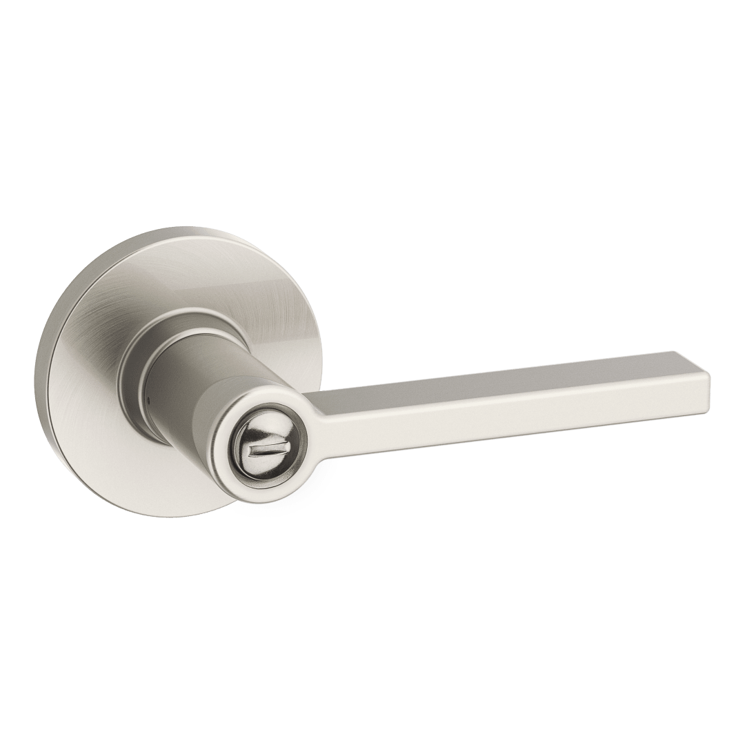 Casey Bed/Bath UL Lever in Satin Nickel