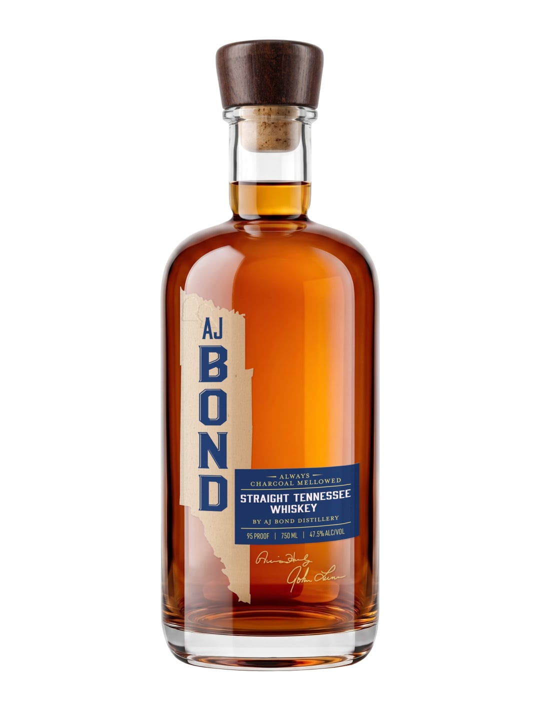 AJ Bond Tennessee Whiskey 750ml 95 Proof