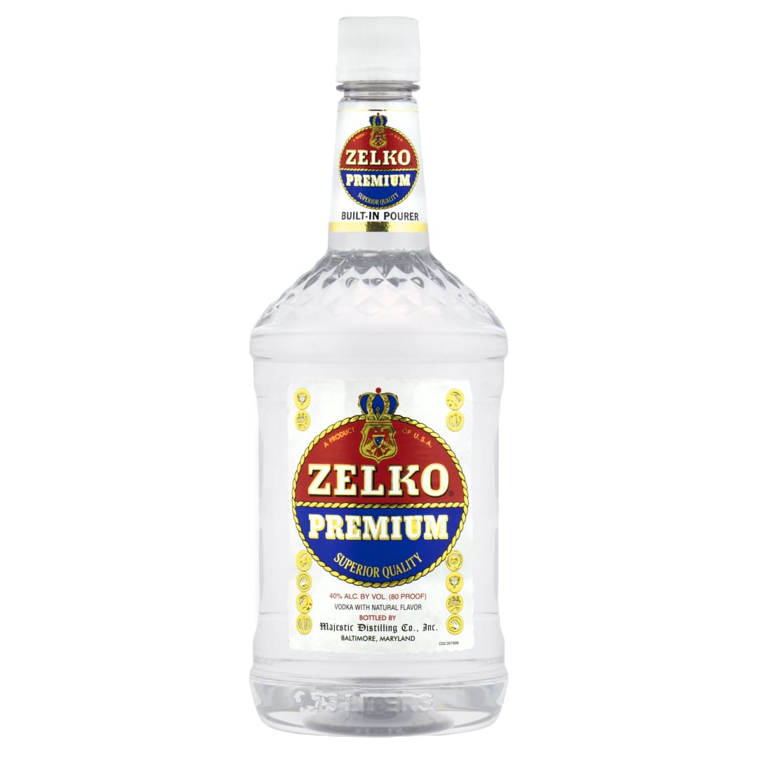 Zelko Premium Quality Vodka 1.75l 80 Proof